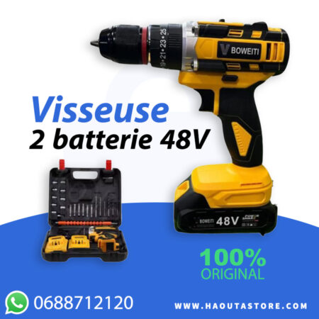 Visseuse électrique sans fil + 2 batterie 48V