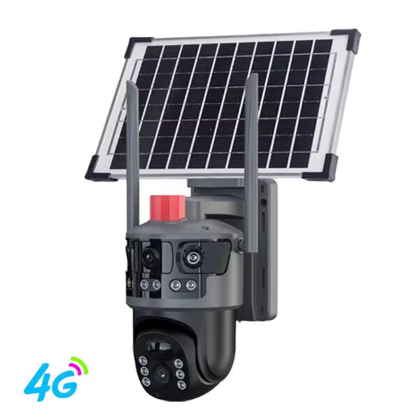 camera solaire 2 lens 4G