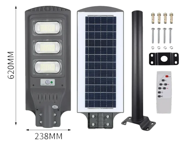 مصباح الطاقة الشمسية solar light lamp 300 watt projecteur solaire - Image 2