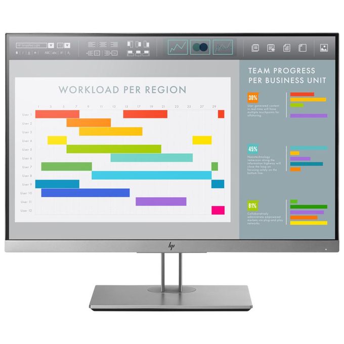 Monitor Hp 24" FHD IPS LED (نقية) - Image 4